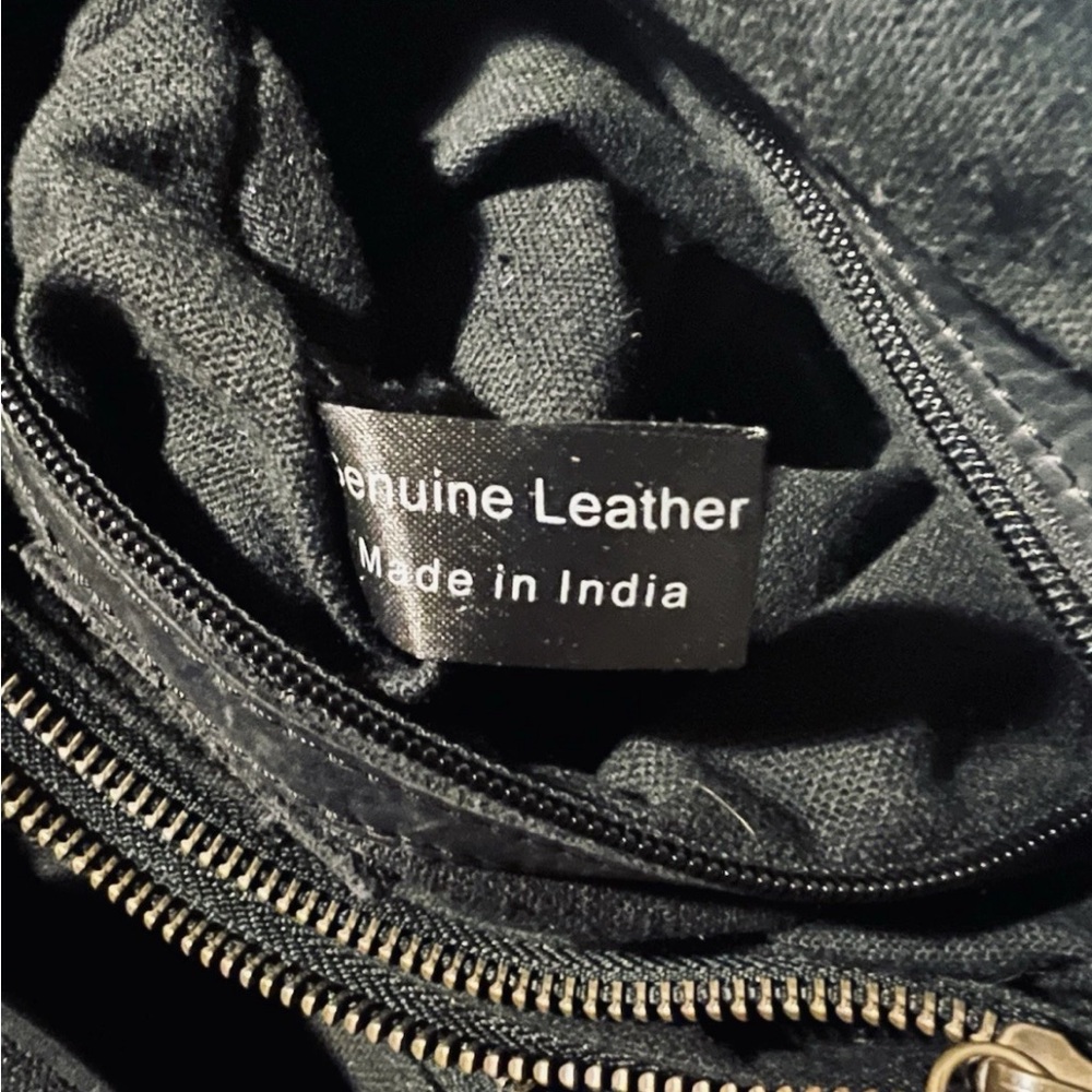 Harbour 2nd Smooth Leather Black “Love Rosi” Multi Compartments Crossbody Bag - Picture 12 of 14